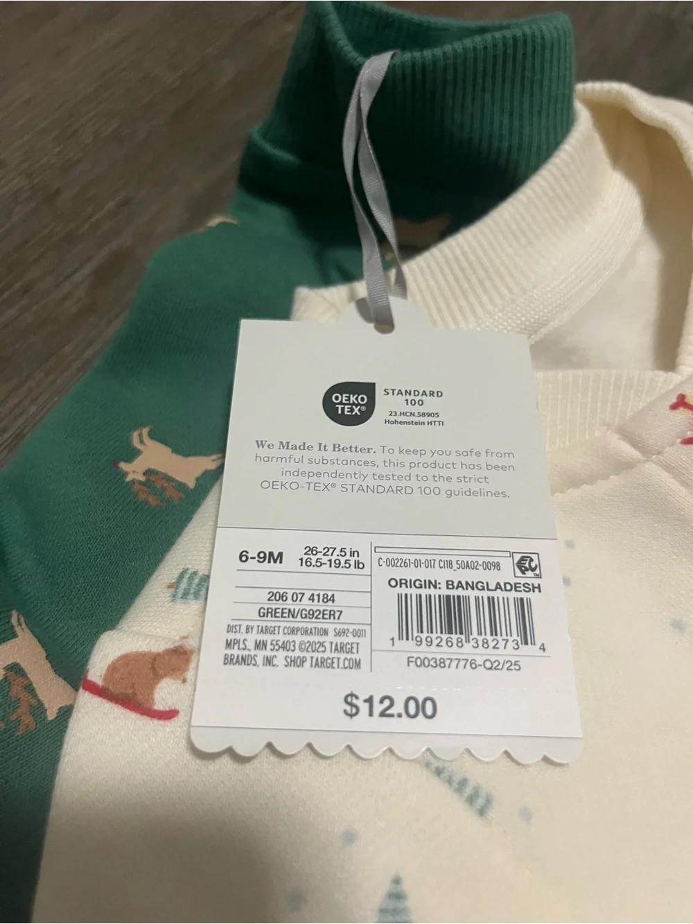 OEKO-TEX Growing Babies Bundle 3-6M & 6-9M Sleepers Onesies